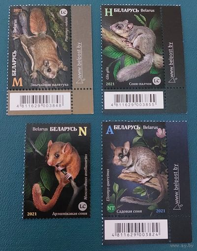 Беларусь 2021 Красная книга Республики Беларусь, грызуны