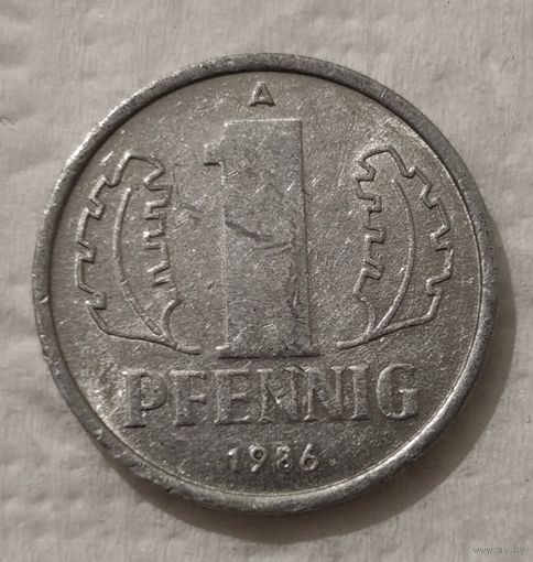 Германия - ГДР 1 пфенниг, 1986 (14-11-60)