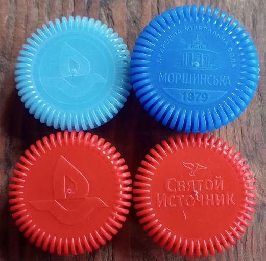 4 ПЭТ крышки