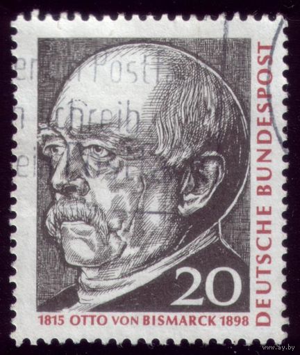 1 марка 1965 год ФРГ Бисмарк 463