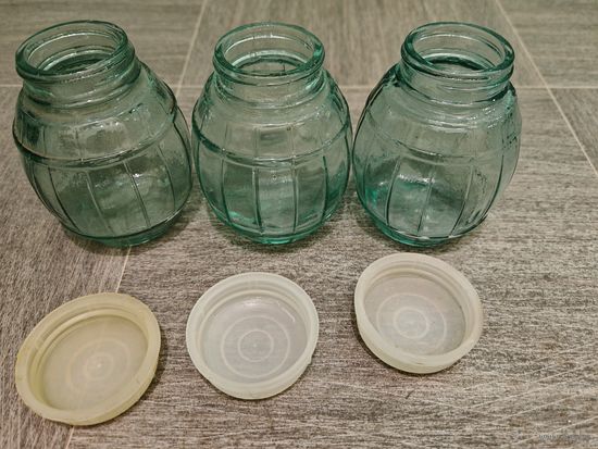 Советские банки из под меда 3шт