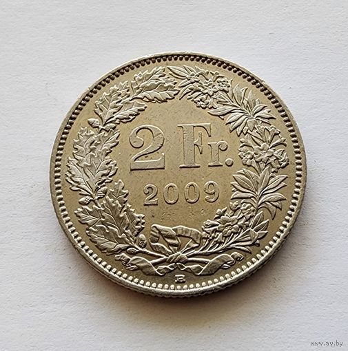 Швейцария 2 франка, 2009