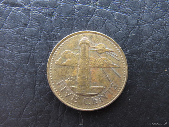 Барбадос. 5 центов. 1999. С 20 копеек. Распродажа коллекции. Смотрите другие лоты.