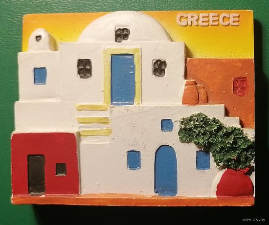 Магнитик на холодильник. Греция