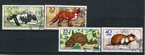 ГДР - 1970 - Фауна. Международная Лейпцигская выставка - [Mi. 1541-1544] - полная серия - 4 марки. Гашеные.  (LOT Gh16)-T3P12