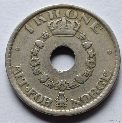 Норвегия. 1 крона 1925 года.