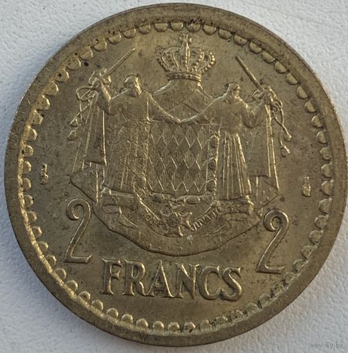 Монако 2 франка 1945 г.