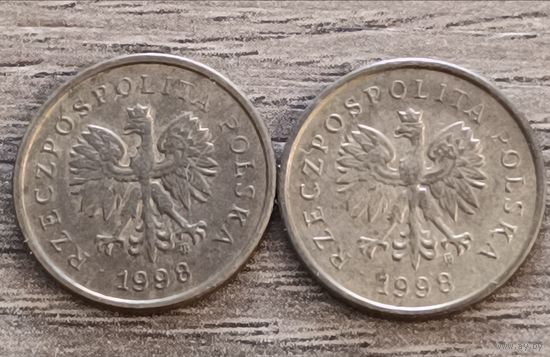Польша. 2 гроша 1998 года.