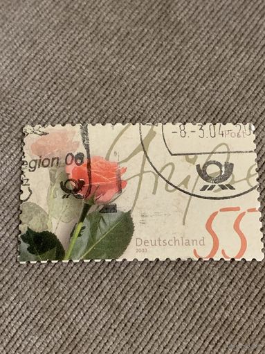 Германия 2003. Розы. Марка из серии