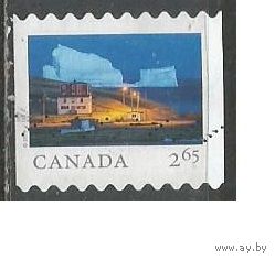 Канада. Ночной пейзаж. 2019г. Mi#3232.