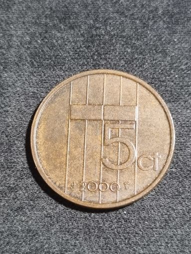 Нидерланды 5 центов 2000