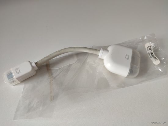Адаптер ОРИГИНАЛ Apple Mini DVI to VGA переходник apple mac m9320g/a