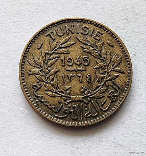Тунис 1 франк, 1945