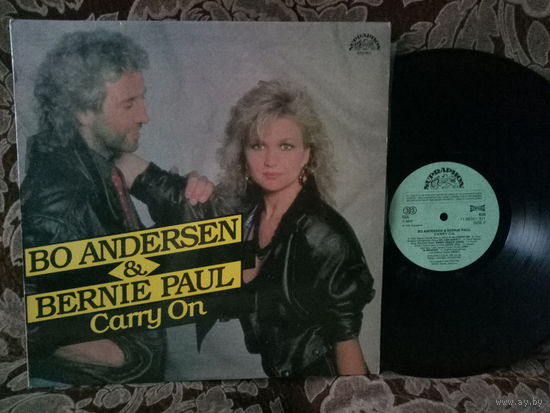 Виниловая пластинка BO ANDERSEN & BERNIE PAUL. Carry On.