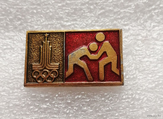 Борьба. Олимпийские виды спорта. Олимпиада Москва 1980 год #0980-SP17