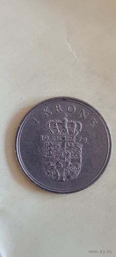Дания 1 крона 1979