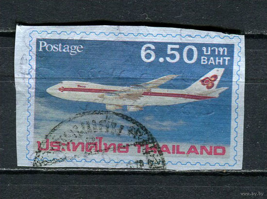 Таиланд - Авиация 6,50В - 1 вырезка. Гашеная.  (Лот 3HZ)-TG3P46
