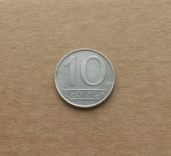 Польша, 10 злотых 1988 г.