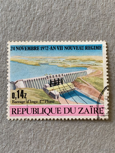 Заир 1972. Гидроэлектростанция