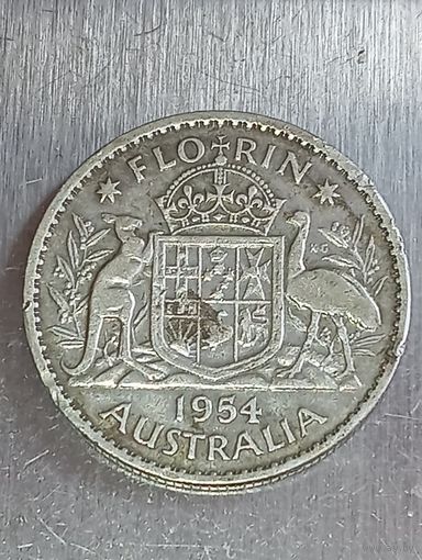 Австралия 1 форинт 1954 года .Распродажа с рубля !