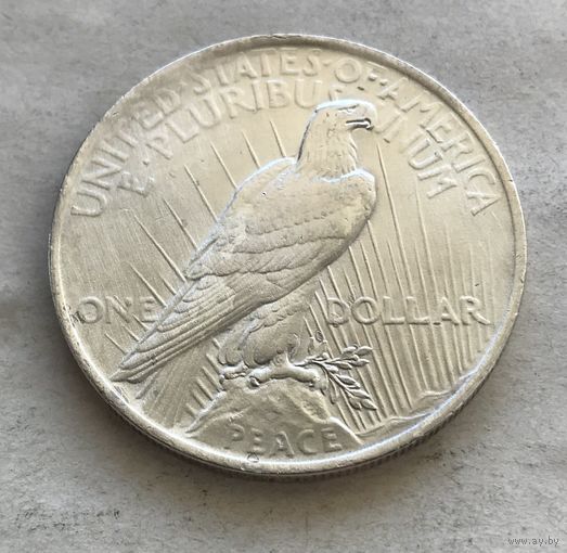 США 1 доллар 1922 (Филадельфия) Мирный доллар - серебро 0,900, достойный! Предпочтителен обмен на другие года или монетные дворы