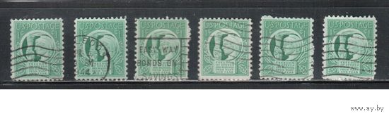 США-1943, (Мих.521 ), гаш.   , Война,  Факел свободы, цена за 1 марку на выбор