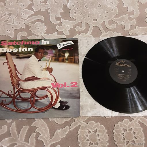 LOUIS ARMSTRONG - 1951 - SATCHMO IN BOSTON VOL.2 (GERMANY) LP