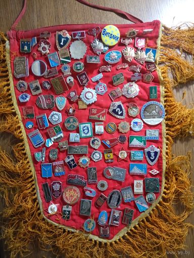 Значки на вымпеле