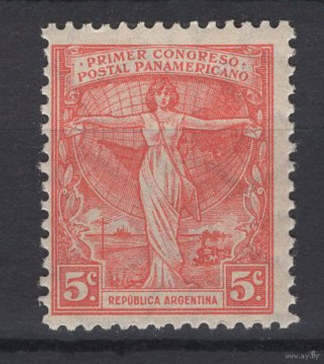 1921 Аргентина ** Панамериканский почтовый конгресс, Аллегория
