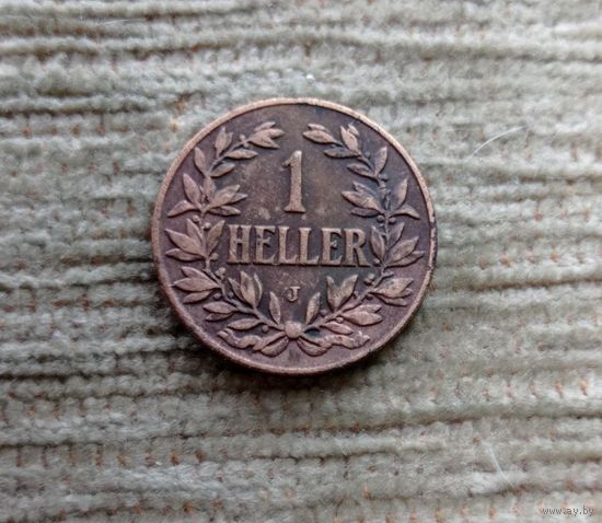 Werty71 Германская Немецкая Восточная Африка 1 геллер 1908 J Германия