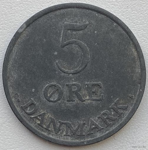 Дания 5 эре 1956 г.
