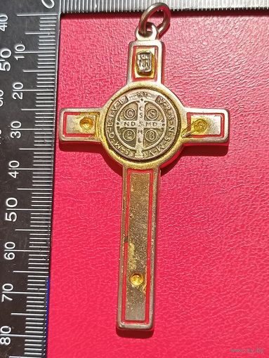 Кельтский крест Святого БЕНЕДИКТА (Италия). Старт с 1 рубля без МЦ.