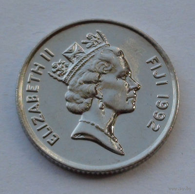 Фиджи 5 центов, 1992
