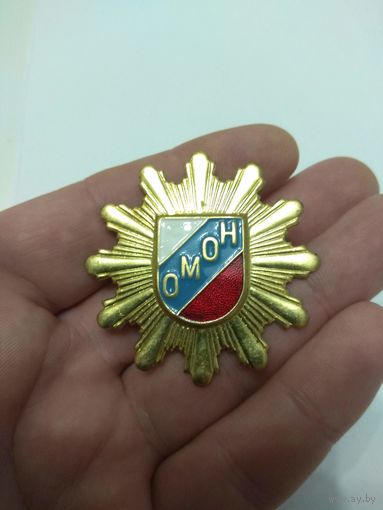 ОМОН России. Кокарда. Нач. 2000-х.