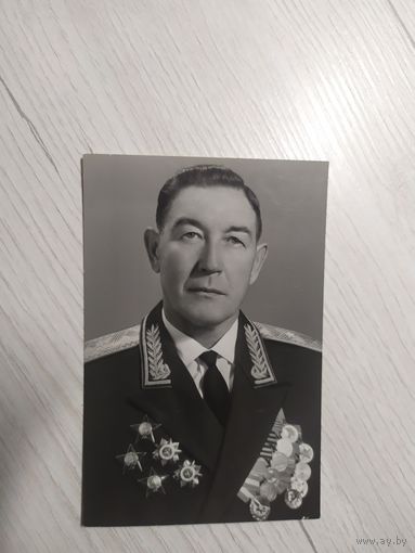 Черно-белое фото "Ветеран ВОВ "\1