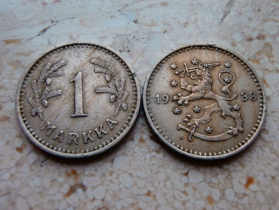 Финляндия 1 марка 1938