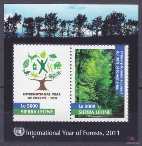 2011 Сьерра-Леоне 5524-5525/B663 Международный год лесов MNH