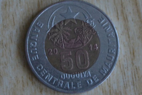 Мавритания 50 угий 2014