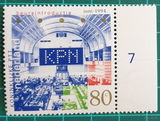 1994 Котировка на фондовой бирже Голландской почтовой службы в 1994 году- Нидерланды
