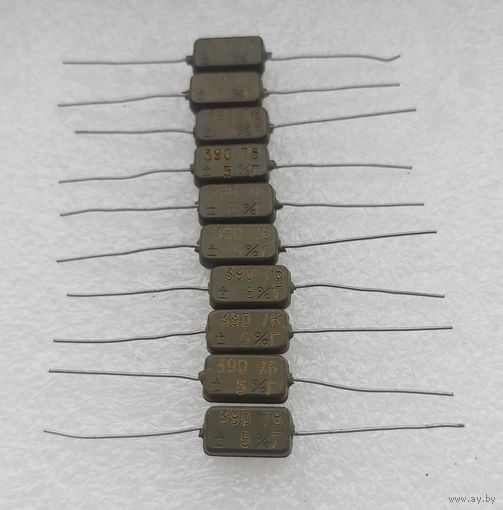 Конденсаторы КСО 390 пФ х 250 В. (не паяные)