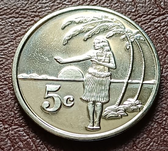 Токелау 5 центов, 2012  С РУБЛЯ