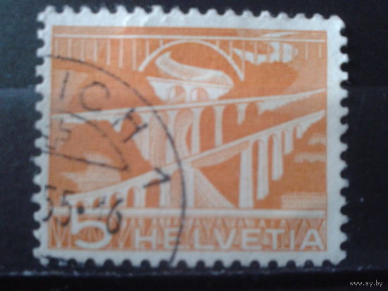 Швейцария 1949 Стандарт, мост 5с