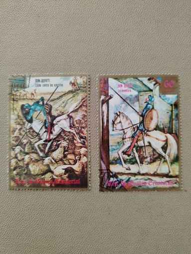 Марки экваториальная гвинея 1975 г. Лот