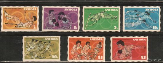 Антигуа-1976,(Мих.425-431) **  , Спорт, ОИ-1976