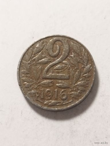 Австрия 2 геллера 1916