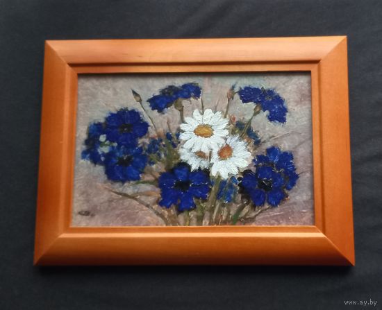 Миниатюра "Васильки и Ромашки"