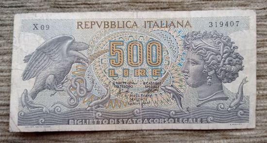 Werty71 Италия 500 лир 1966 банкнота