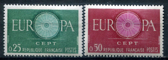 Франция - 1960г. - Europa CEPT - 2 марки - полная серия, MH [Mi 1318-1319]. #2-Fr-33-KS-1