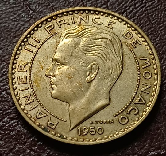 Монако 20 франков, 1950    ( 2-8-7 )