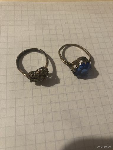 Два серебряных кольца